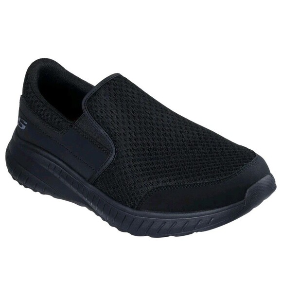Skechers Shoes Mens Black Work SlipOn Slip Resistant Soft Memory Foam Mesh Sz 8 main image 7
